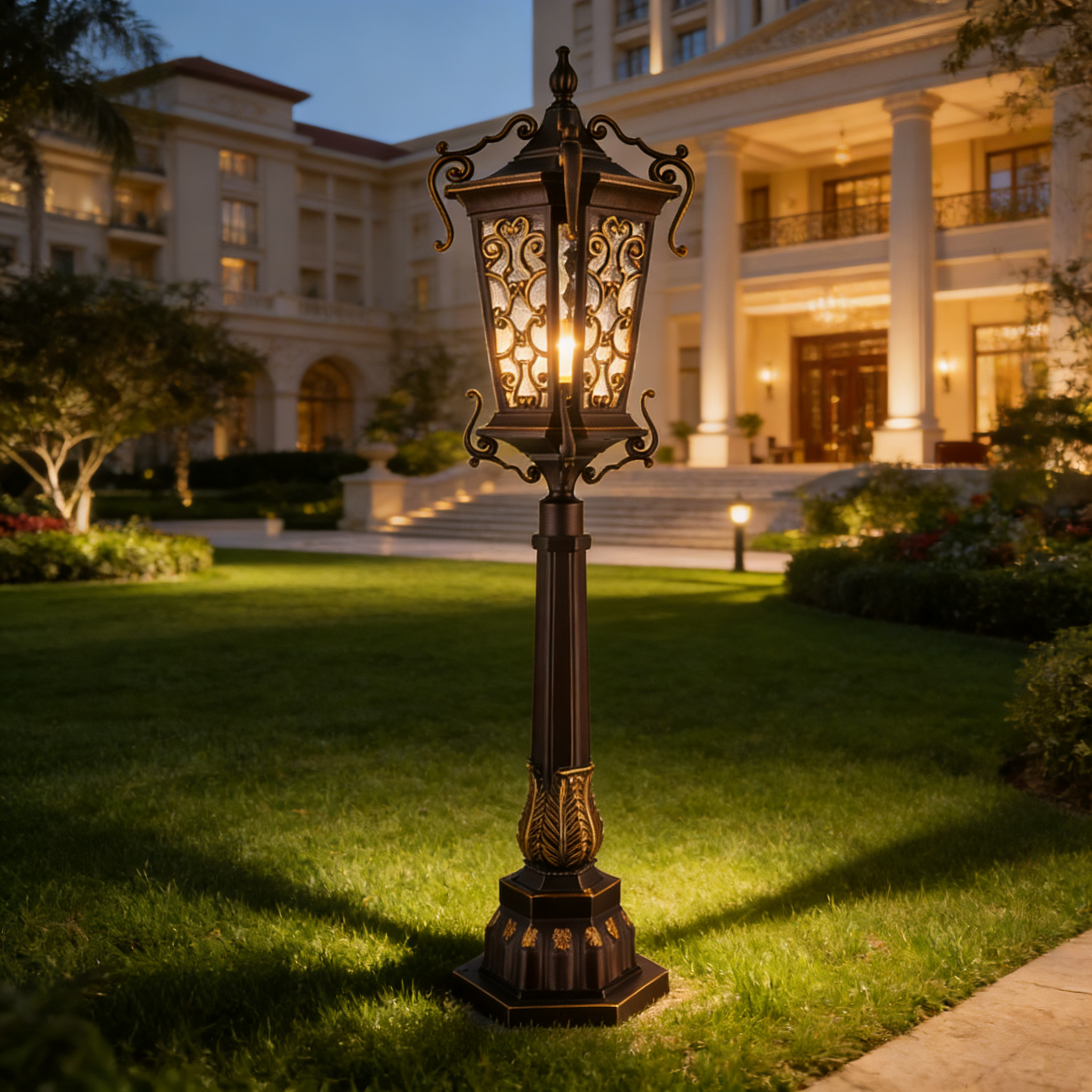 All Weather Aluminum Lawn Lighting Lamp for Outdoor Landscape and Garden Pathways