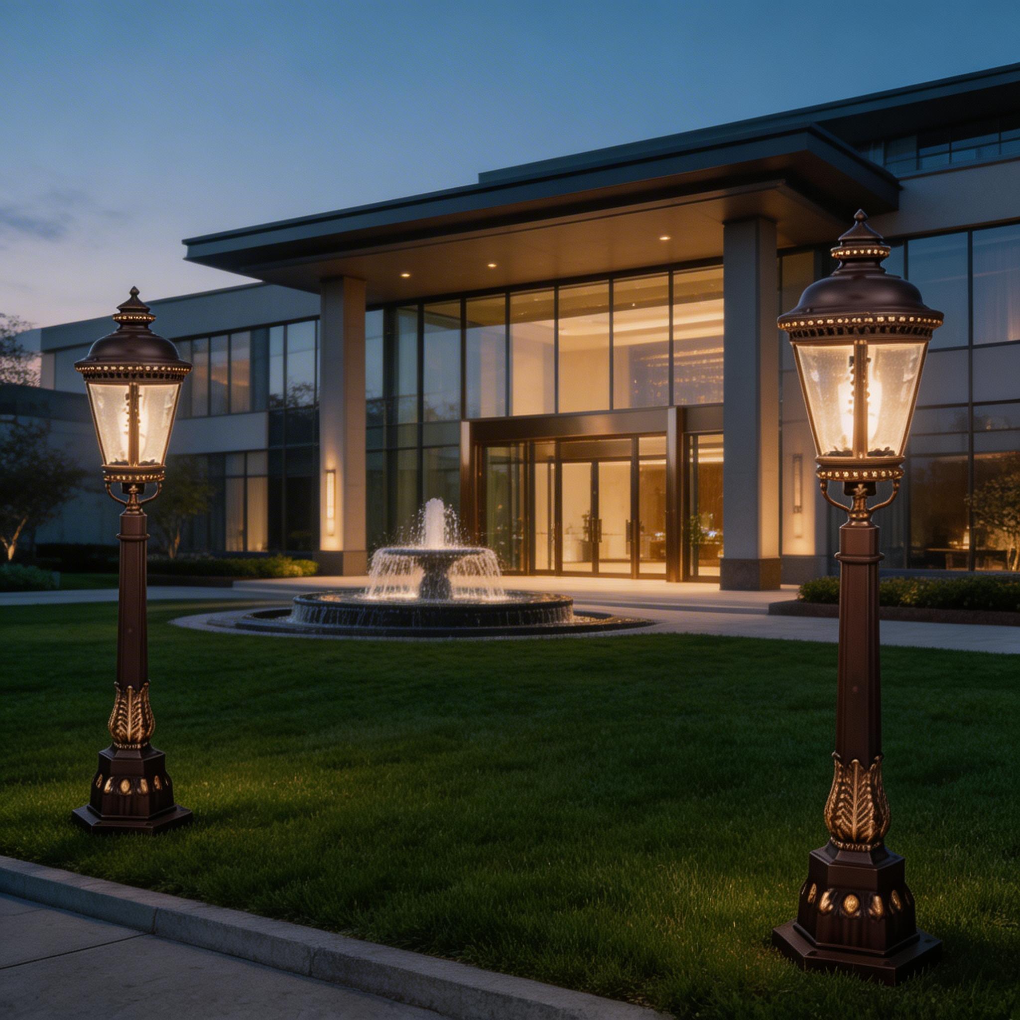 Commercial Grade Aluminum Lawn Lights for Large Scale Landscape Projects