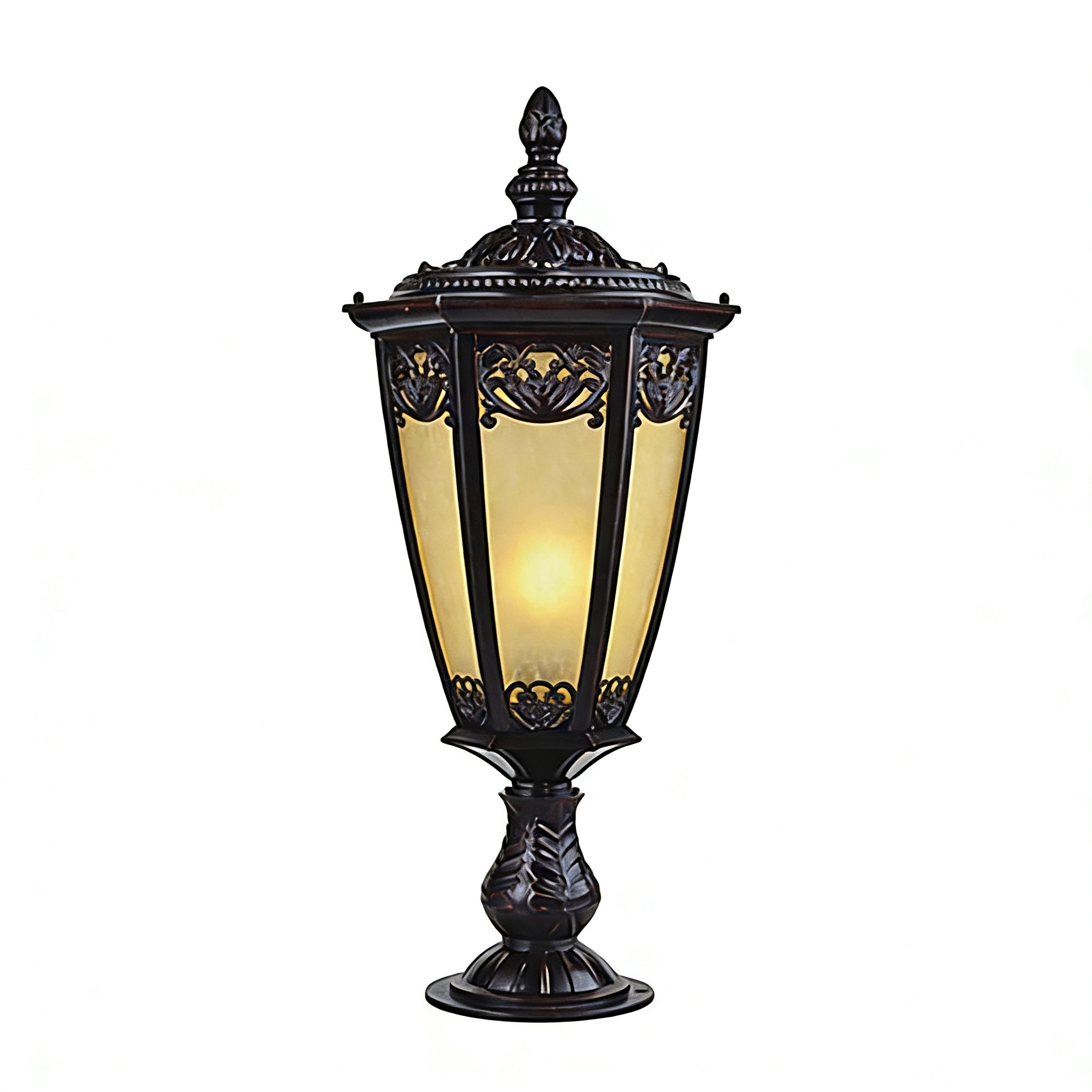 Luxury Aluminum Outdoor Pillar Lighting for Villa Gate, Fence and Entrance Design