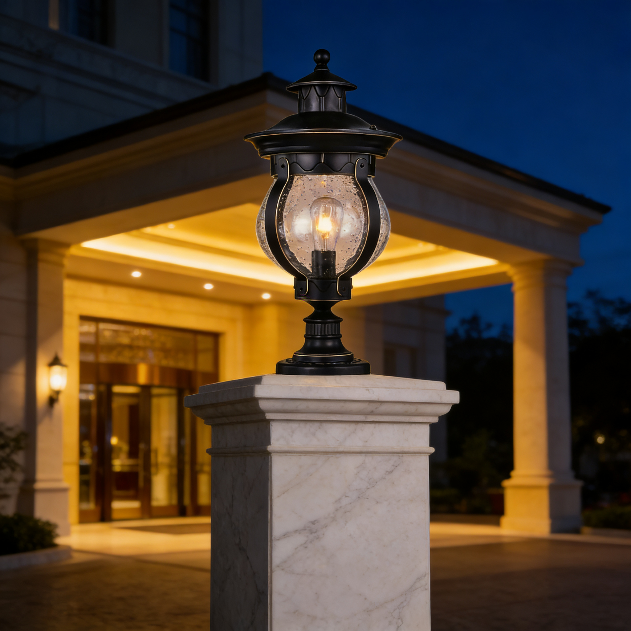 IP65 Aluminum Outdoor Pillar Lights for Gate Columns and Landscape Lighting