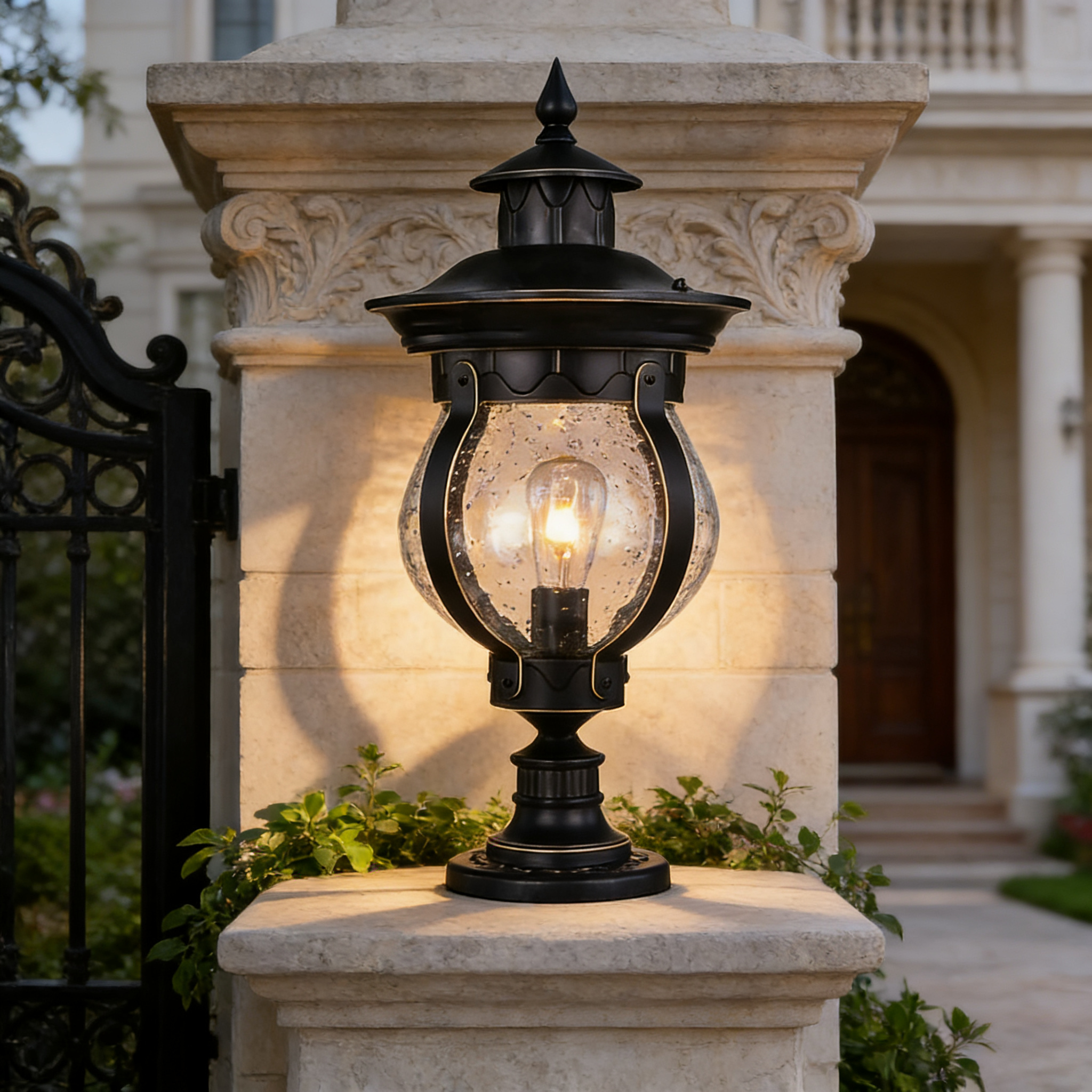 IP65 Aluminum Outdoor Pillar Lights for Gate Columns and Landscape Lighting
