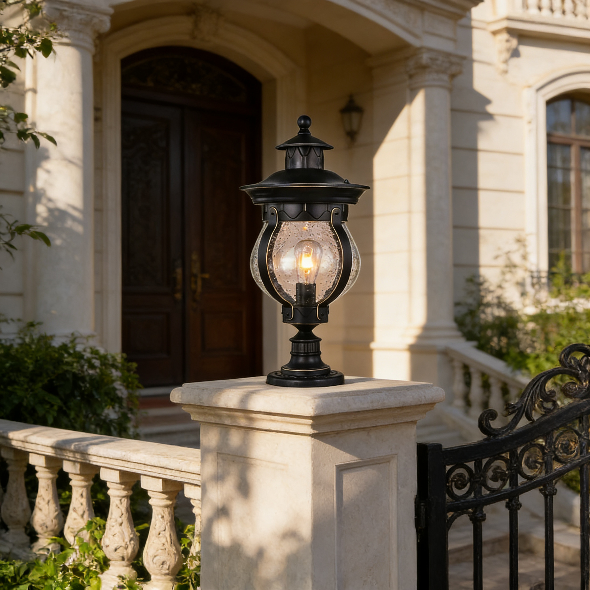 IP65 Aluminum Outdoor Pillar Lights for Gate Columns and Landscape Lighting