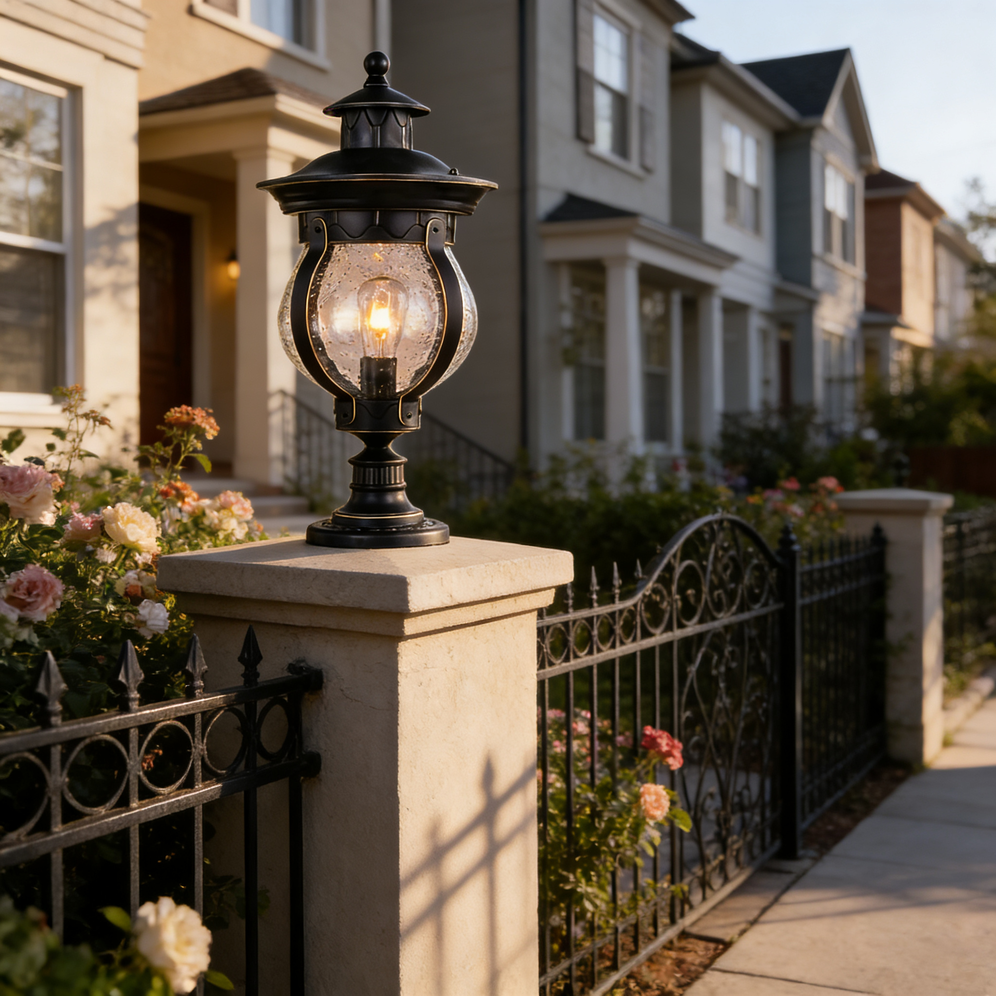 IP65 Aluminum Outdoor Pillar Lights for Gate Columns and Landscape Lighting
