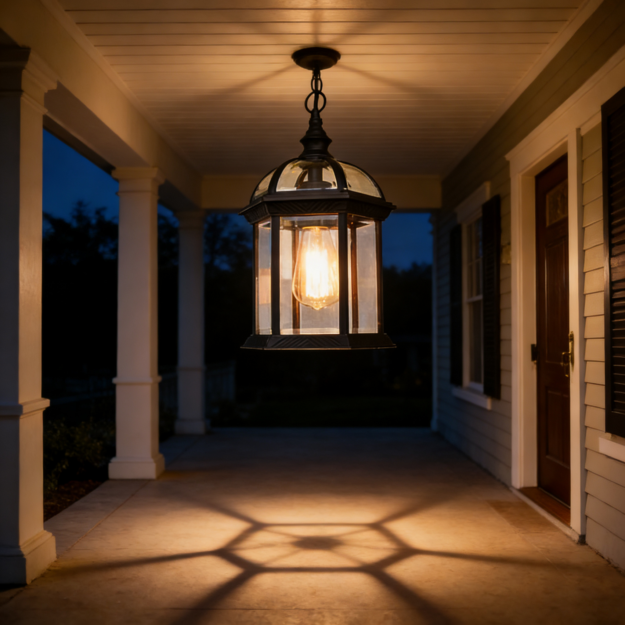 Luxury Outdoor Pendant Lighting Aluminum Hanging Lights for Villa and Hotel Projects