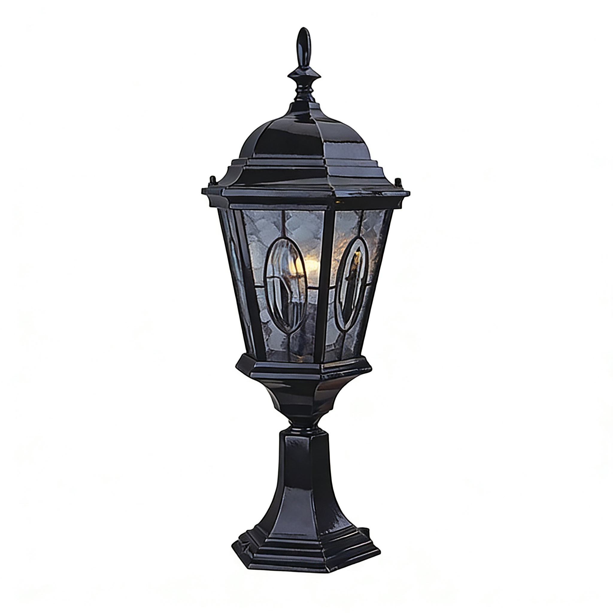Stylish Aluminum Outdoor Pillar Lamps for Fence Columns and Driveway Lighting