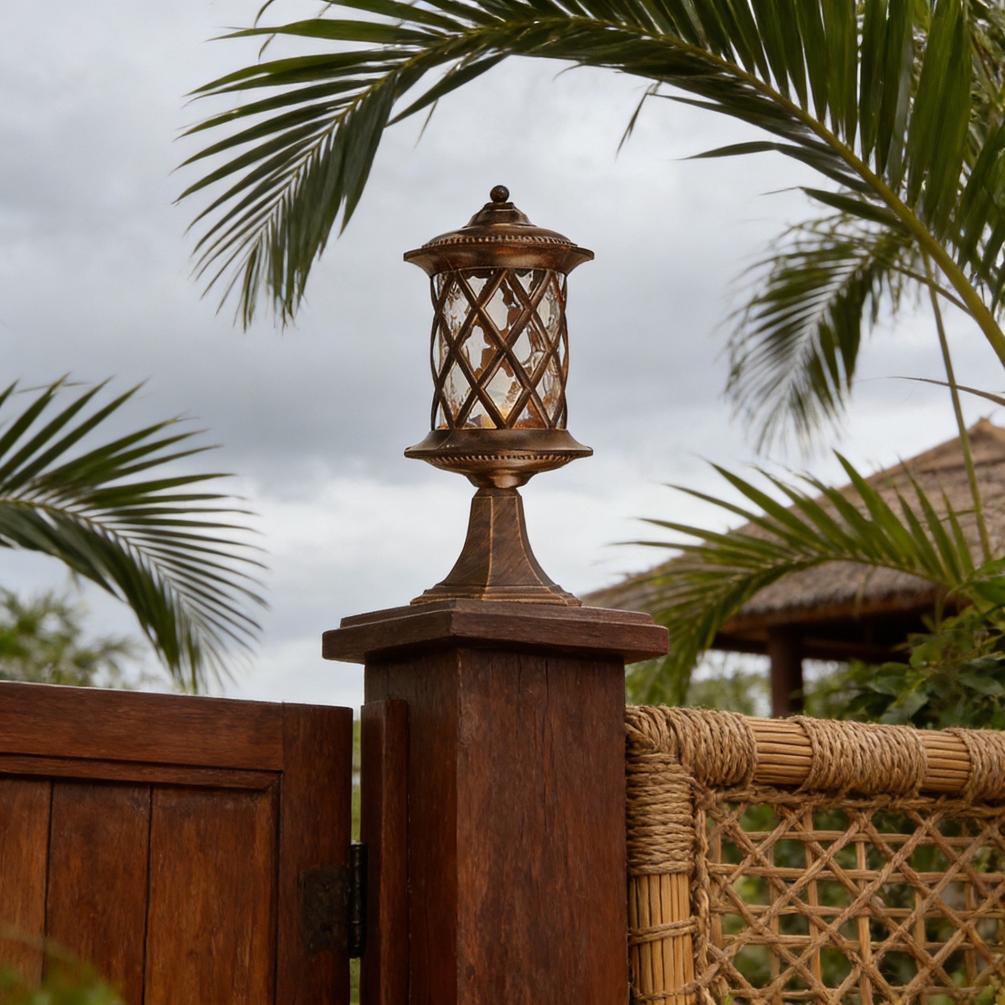 High Quality Aluminum Post Top Light Fixtures for Outdoor Entrance and Garden