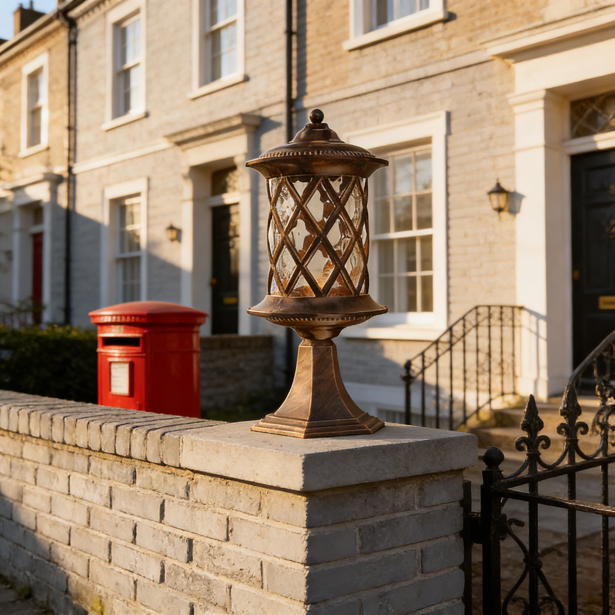 High Quality Aluminum Post Top Light Fixtures for Outdoor Entrance and Garden