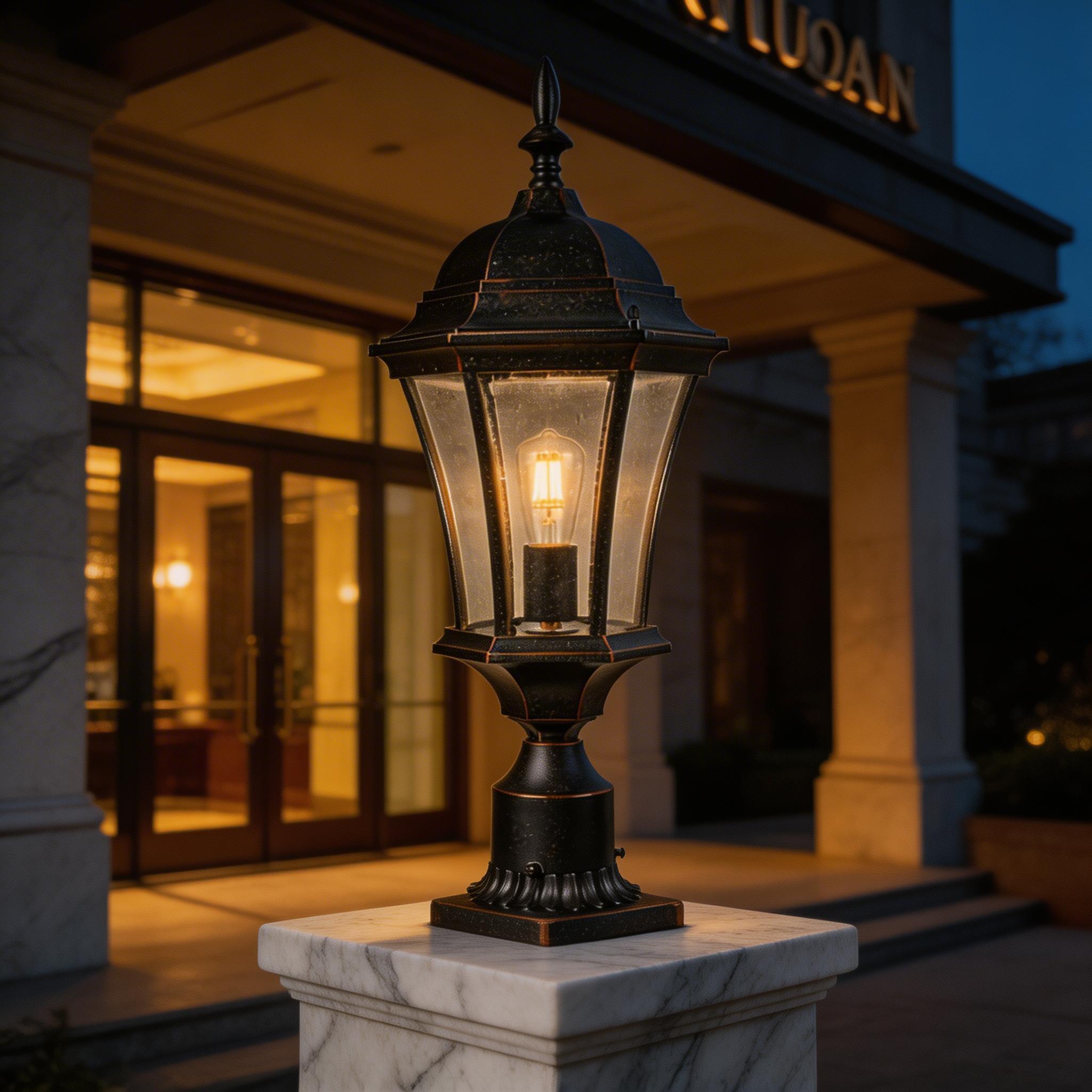 Energy Efficient LED Aluminum Pillar Lights for Outdoor Gate Column and Driveway
