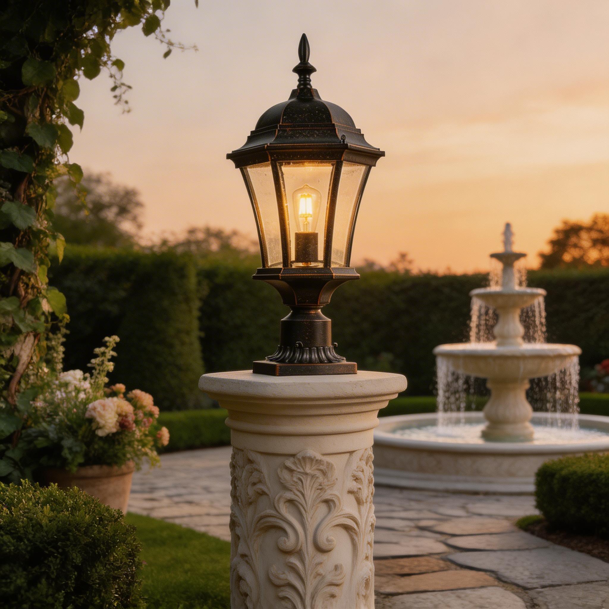 Energy Efficient LED Aluminum Pillar Lights for Outdoor Gate Column and Driveway