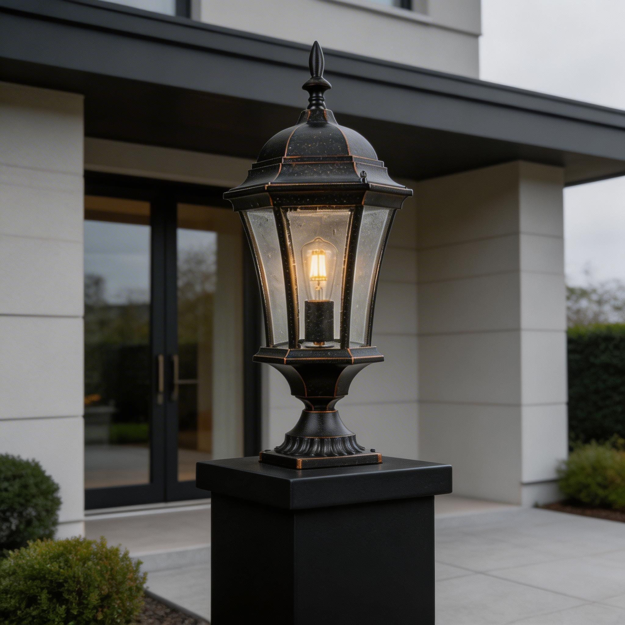 Energy Efficient LED Aluminum Pillar Lights for Outdoor Gate Column and Driveway