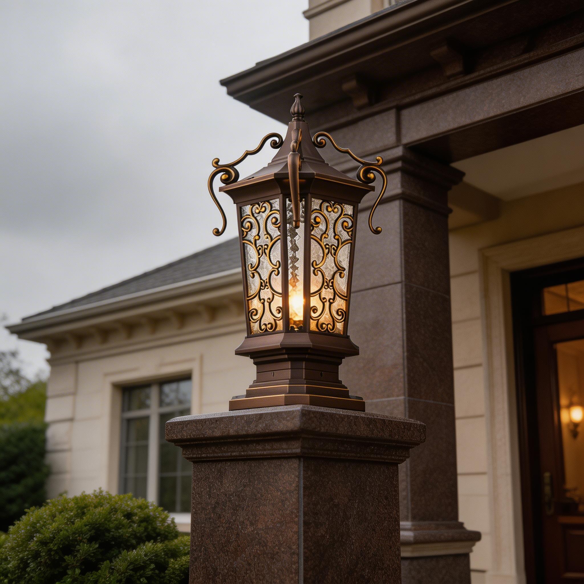 Premium Aluminum Post Lights for Garden Pillar, Fence Column and Landscape Design