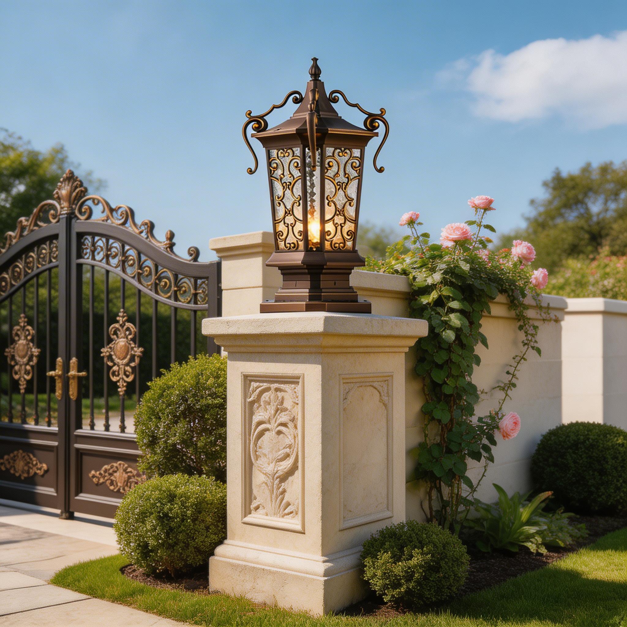 Premium Aluminum Post Lights for Garden Pillar, Fence Column and Landscape Design