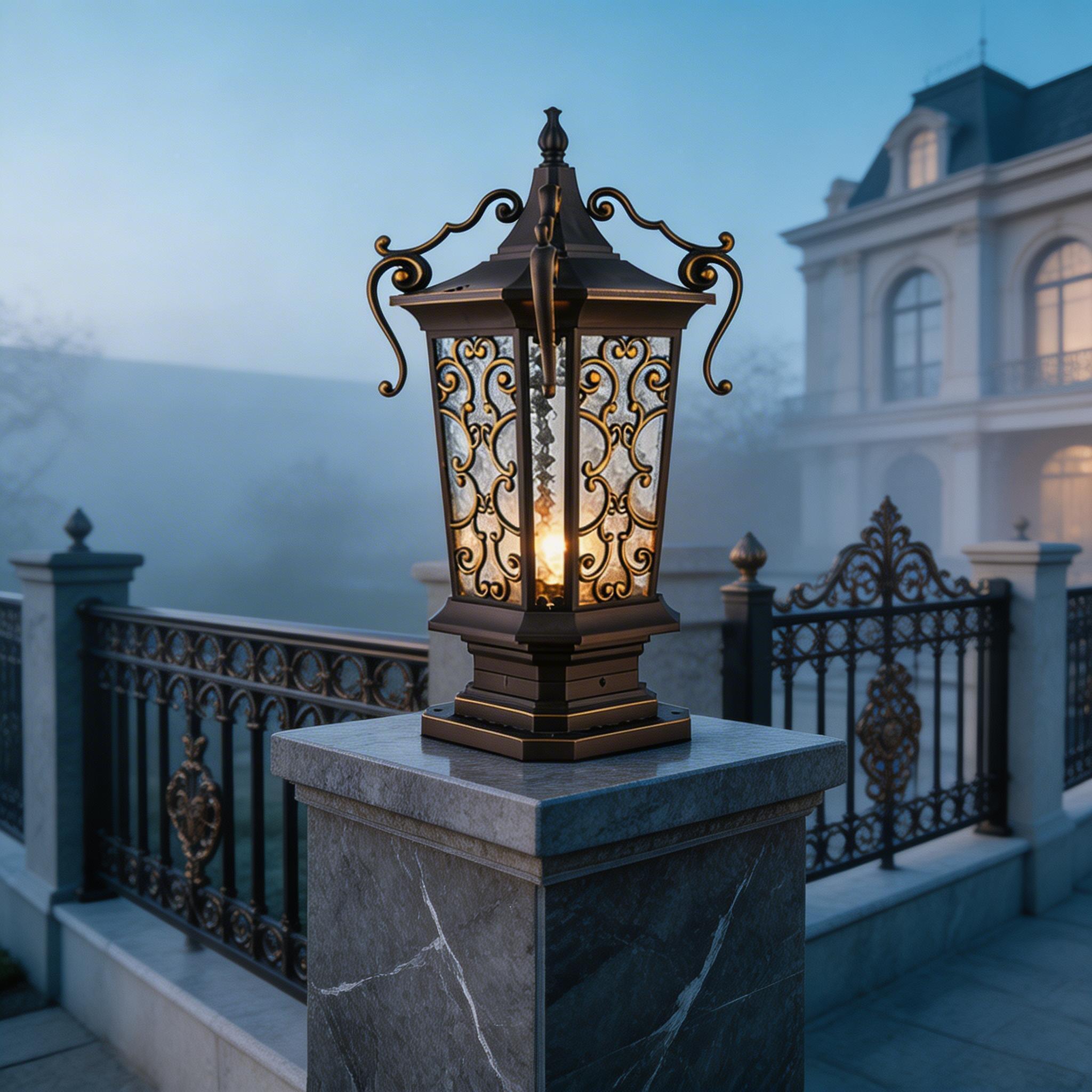Premium Aluminum Post Lights for Garden Pillar, Fence Column and Landscape Design