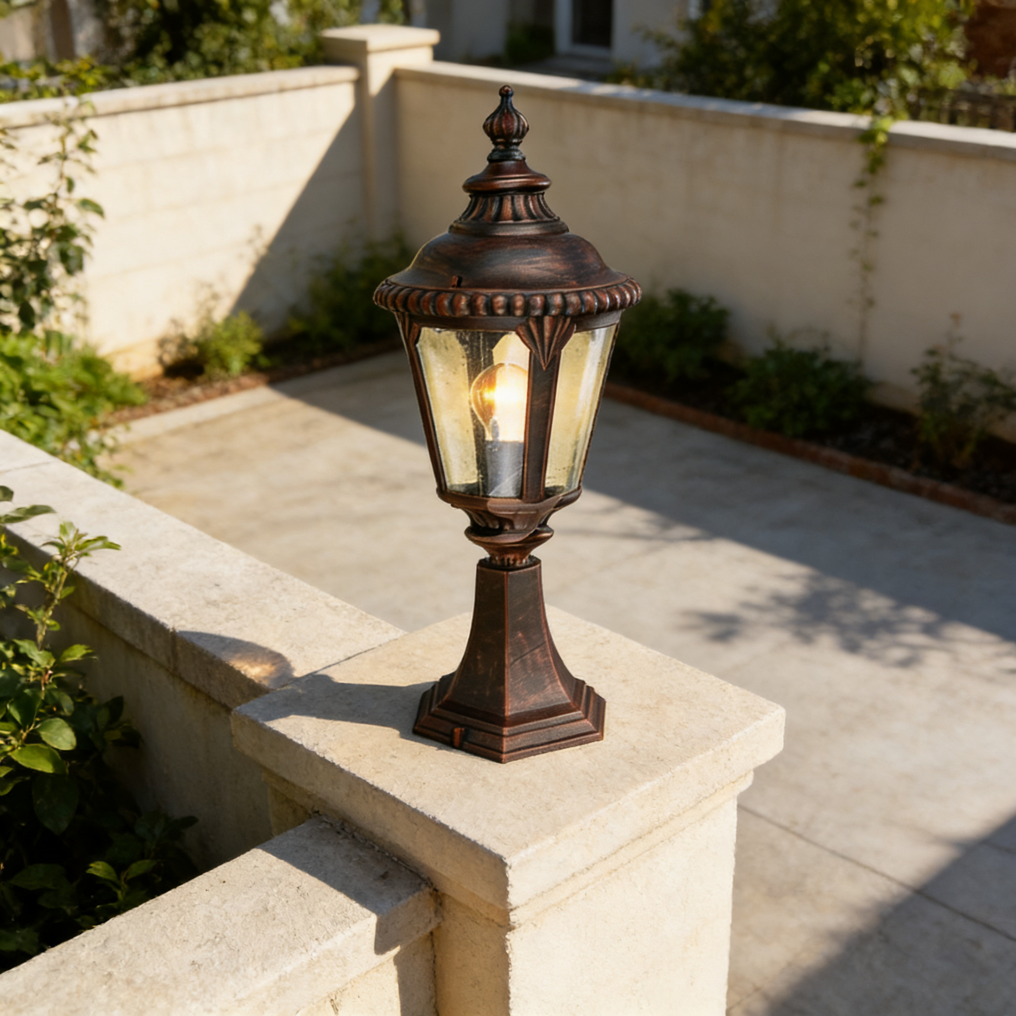 New Style Aluminum Outdoor Pillar Lights for Gate Pillar and Entryway Lighting