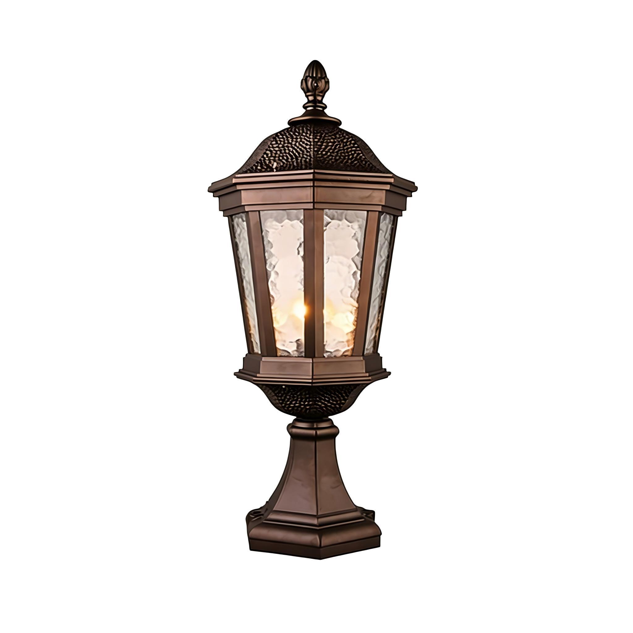 Modern Aluminum Outdoor Pillar Lights for Gate Pillar and Garden Lighting