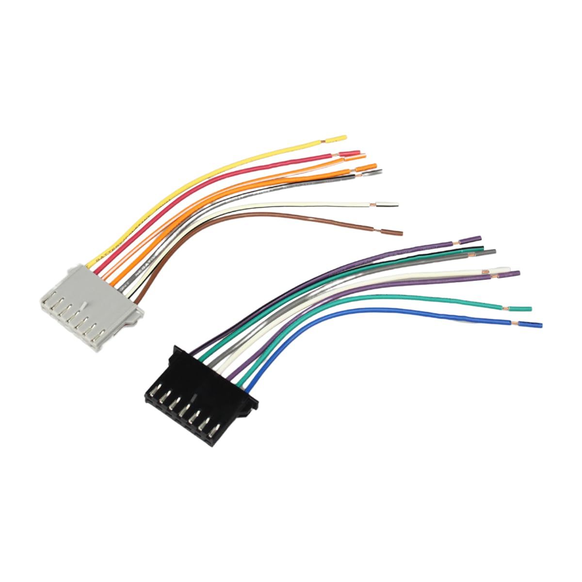 Reverse Wiring Harness Male Plug Adapter for Install of Factory OEM Radio Stereo