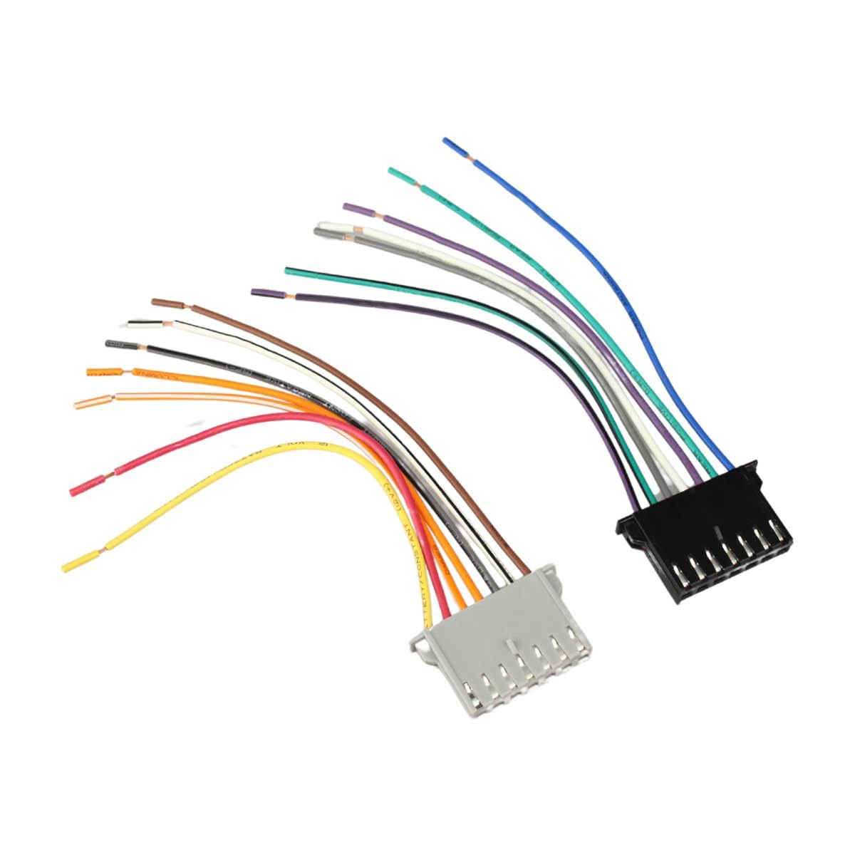 Reverse Wiring Harness Male Plug Adapter for Install of Factory OEM Radio Stereo