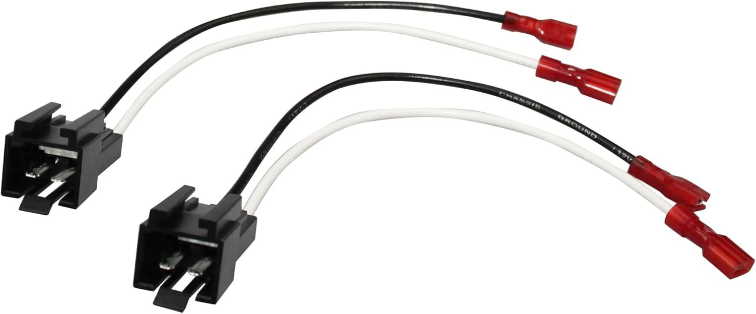 Wire Harness for Metra 72-6512 2-Pin Speaker Connector for Chrysler 2 Pieces SHCR03B
