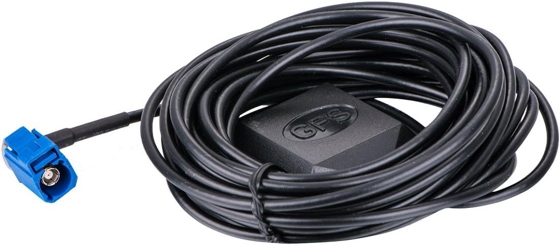GPS Antenna Fakra C Right Angle Compatible with Ford SYNC Navigation Audi VW MFD2 RNS2 RNS-E 5M Long