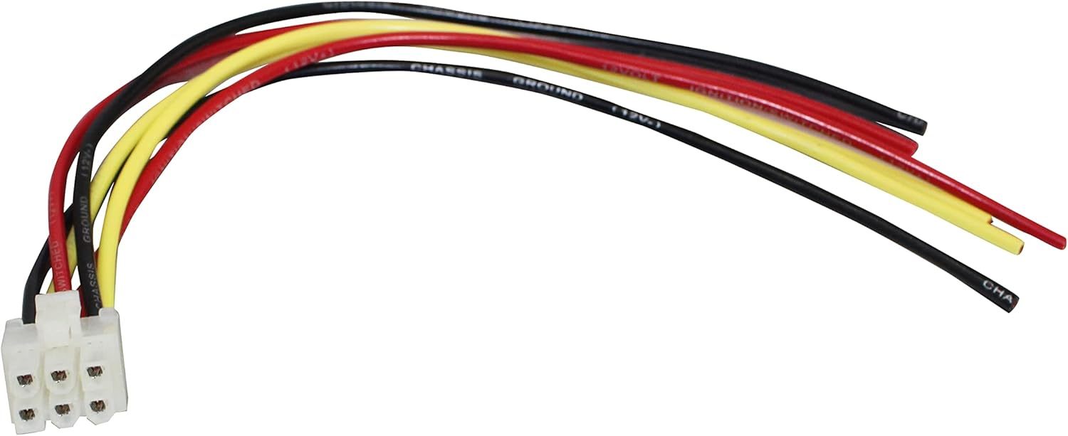 6 Pin High Level Input Plug Wire Harness for Alpine Amp Amplifier ERA G320 EQ