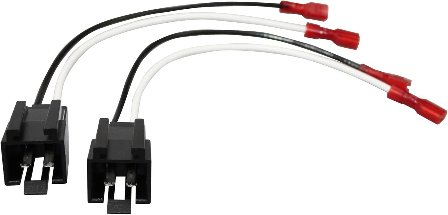 Wire Harness for Metra 72-6512 2-Pin Speaker Connector for Chrysler 2 Pieces SHCR03B