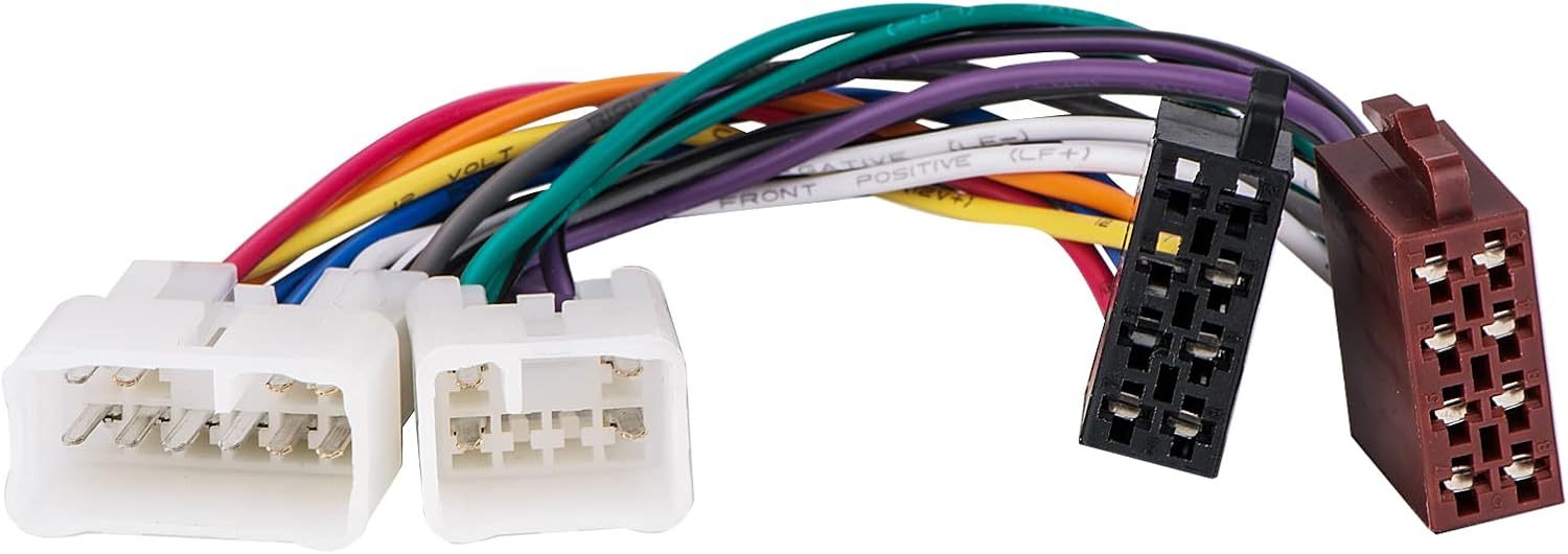 ISO Wire Harness Compatible with Toyota Factory Audio Stereo