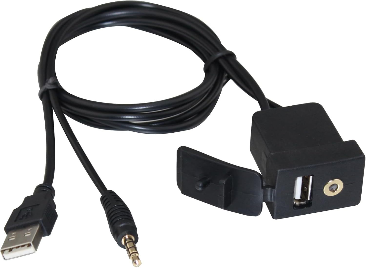 USB/Aux Extension Cable Compatible with Toyota Stereo Car Audio 70CM Long