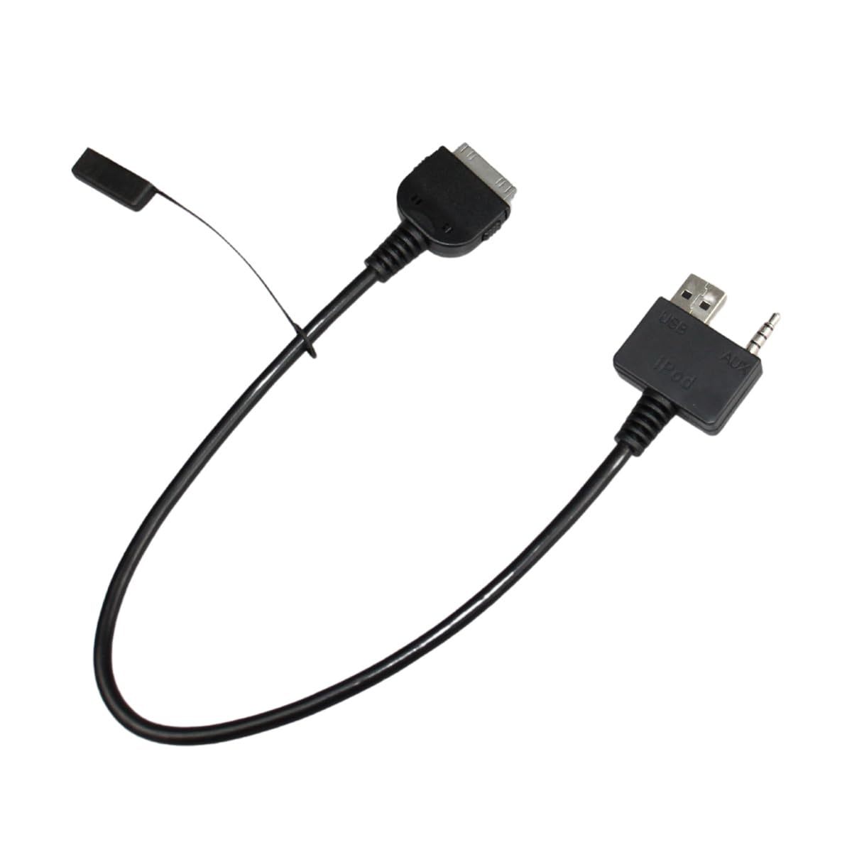 Auxiliary Cable for Hyundai Kia Compatible with iPhone 4 4S - Charge and Play Music
