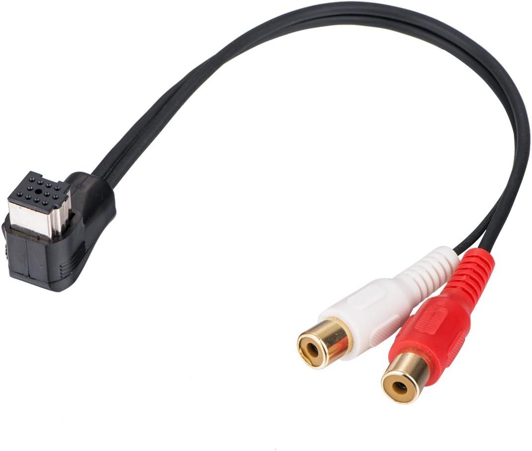 PIO/P-RCA for Pioneer Auxiliary Input Adapter for iPod iPhone MP3 IP-RCA