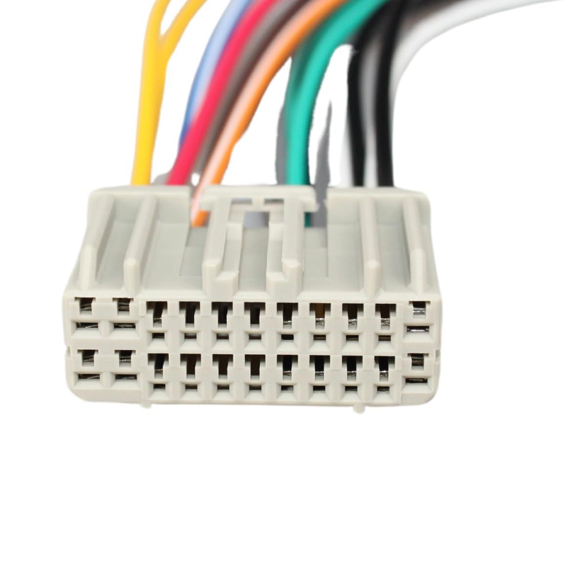 Factory Radio Installation OEM Reverse Dash Male Wire Wiring Harness Cable Plug