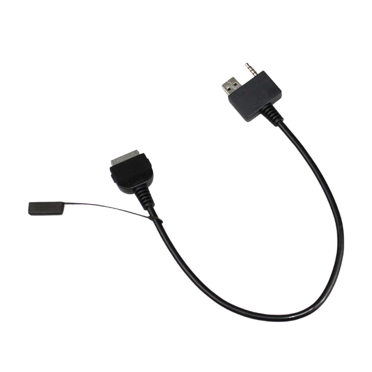 Auxiliary Cable for Hyundai Kia Compatible with iPhone 4 4S - Charge and Play Music