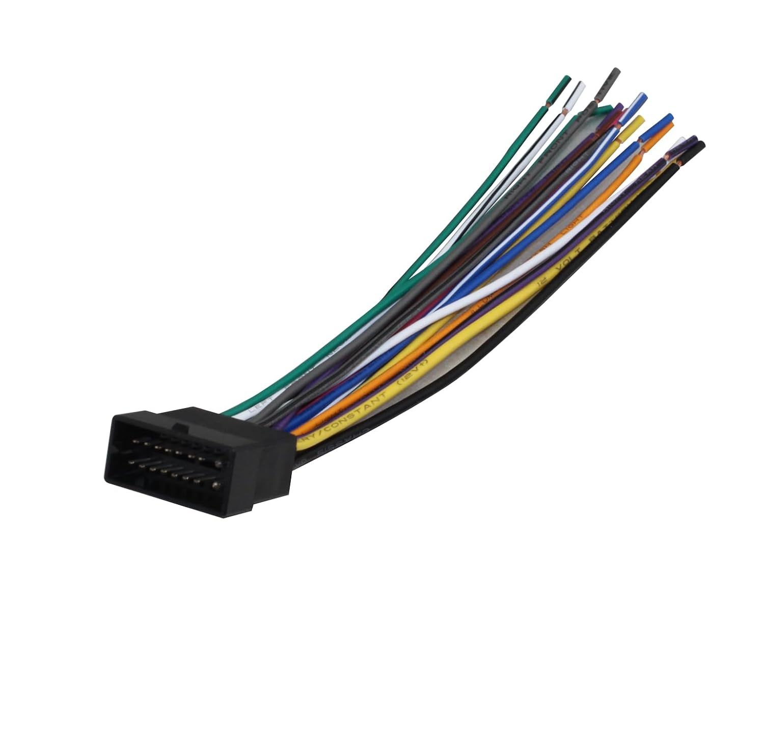Wire Harness Compatible with Clarion 16Pin Female Car Audio Stereo Wiring
