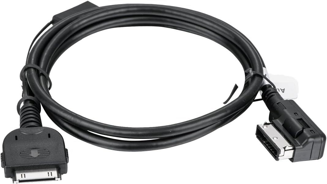 Aux Cable Replacement for Audi A3 Q3 Q5 A6 Q7 to AMI MDI for iPod iPhone 4F0051510K 120CM