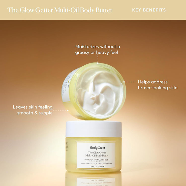Private Label Glow Getter Whipped Botanical Oil Body Butter, Natural Firming Cream & Body Moisturizer with Shea Butter