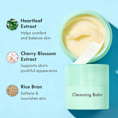 OEM Makeup Melting Cleansing Balm, Gentle Face Cleanser, Makeup Remover Infused with Hyaluronic Acid to Hydrate Skin