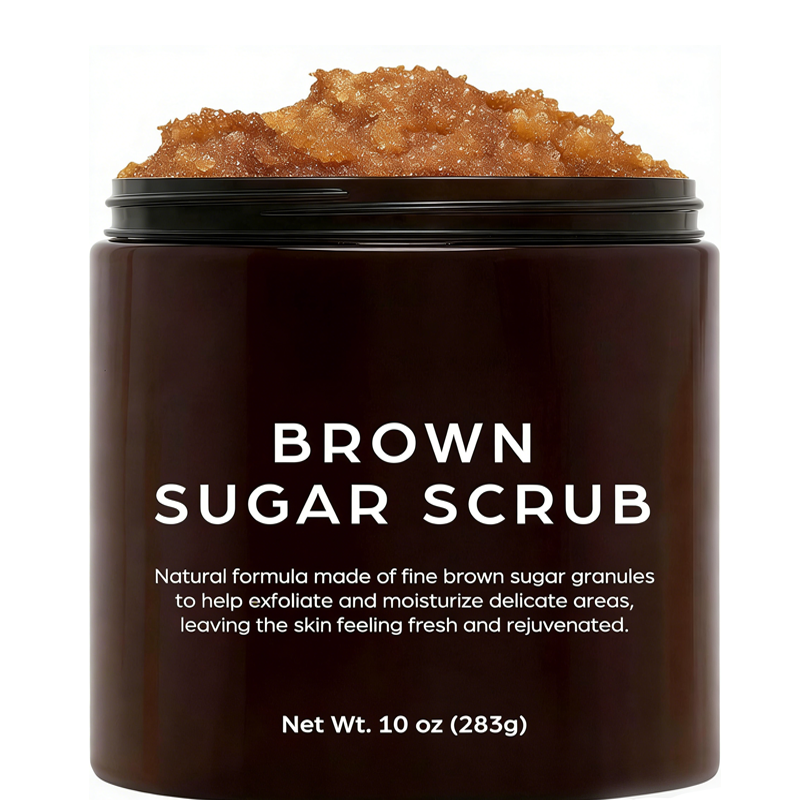 FDA GMP Skincare Manufacturer Custom Sugar Body Scrub Gentle Exfoliator for Moisturizing and Exfoliating Body, Face, Hand, Foot