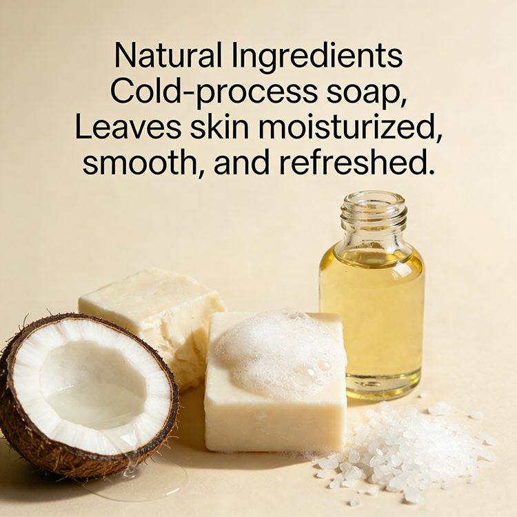 Private Label Bar Soap Manufacturer Plant Based Body Bar with Essential Oil for Dry Oily Sensitive Skin Fresh Body and Facial Cleanser