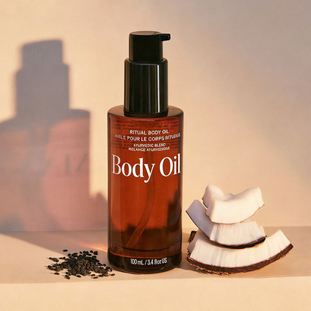 Private Label Lightweight Well-Absorbing Body Oil with Coconut Oil Jojoba Oil Nourishes Dry Skin for Long-lasting Hydration