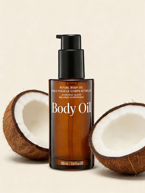 Private Label Lightweight Well-Absorbing Body Oil with Coconut Oil Jojoba Oil Nourishes Dry Skin for Long-lasting Hydration