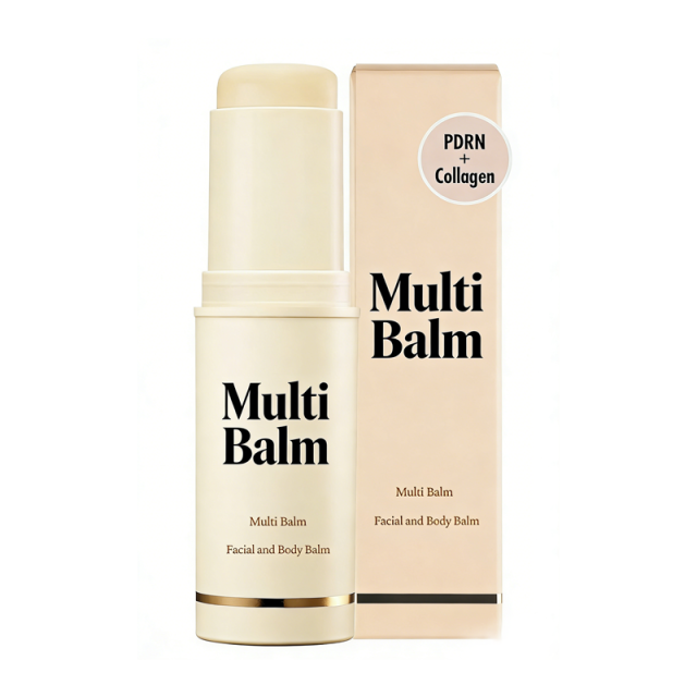 Custom Wrinkle Bounce Multi Balm Stick with PDRN Collagen All-in-One Hydrating Lip Balm Eye Cream Neck Cream Make Up Base & Face Mist Moisture Stick