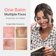 Custom Wrinkle Bounce Multi Balm Stick with PDRN Collagen All-in-One Hydrating Lip Balm Eye Cream Neck Cream Make Up Base & Face Mist Moisture Stick