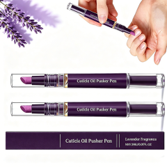 Custom Push & Buff 2-in-1 Cuticle Care Treatment Pen-Exfoliates,Polishes and Smooths Cuticles Easy Mess-Free Nail Care on the Go