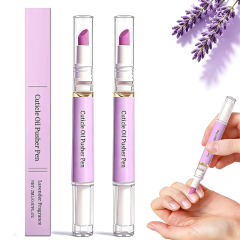 Custom Push & Buff 2-in-1 Cuticle Care Treatment Pen-Exfoliates,Polishes and Smooths Cuticles Easy Mess-Free Nail Care on the Go