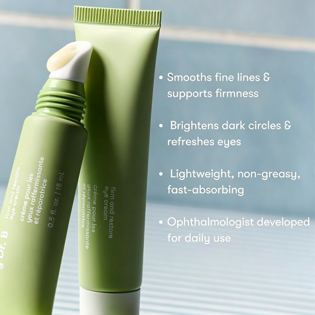 Custom Under Eye Mask Patches &Eye Serum with Retinal Niacinamide Correction for Puffy Eye Bags Fine Lines Dark Circles Wrinkles