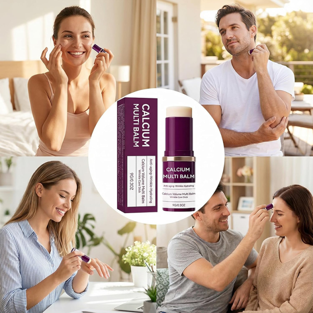 OEM Anti Aging Skincare Calcium Multi Balm Stick Collagen Wrinkles Stick for Firming & Reducing Wrinkles for Eye Neck & Face