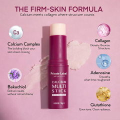 OEM Anti Aging Skincare Calcium Multi Balm Stick Collagen Wrinkles Stick for Firming & Reducing Wrinkles for Eye Neck & Face
