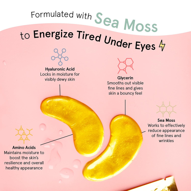 Custom Eye Anti-Aging Care Product Under Eye Mask Eye Gel Patches for Dark Circles, Puffy Eyes, Undereye Bags, Soothing Wrinkles