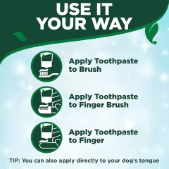 Custom Manufacturing Vet Formulated Advanced Enzymatic 3in1 Toothpaste Toothbrush Kit for Dogs Cats Pet Oral Care Toothpaste Gel