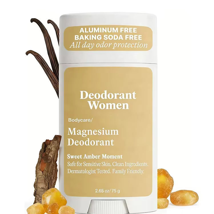 Custom Manufacturing Aluminum-Free Deodorant for Women Natural Odor Protection Antiperspirant with Coconut Shea Butter Vanilla