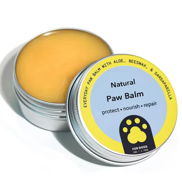 GMP Facility Custom Natural No Alcohol Preservative Free Revitalizing Dog Paw Balm with Olive Oil Nourish & Repair Damaged Paw